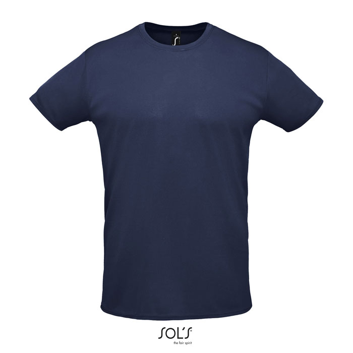 Tshirt unisexe publicitaire en polyester 130g - SPRINT French Marine